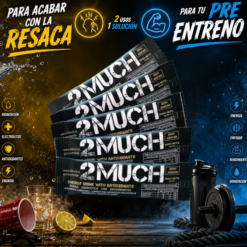 2Much® Energy Drink Efervescente 80 Sachets | 180 mg Cafeína + 500 mg Taurina + Electrolitos